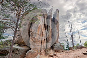 Feathers Pillar in Krasnoyarsk