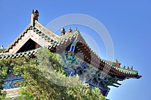 Featured eave of Chinese traditional architecture