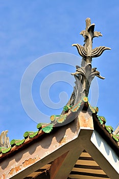 Featured eave of Chinese traditional building