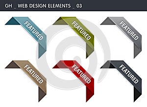 Featured ribbon icon