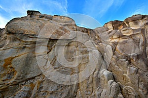 Featured weathering granite