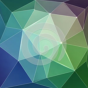 Features a gradient of colors transitioning from blue to green and hints of