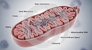 Features include the outer membrane inner membrane and intermembrane space