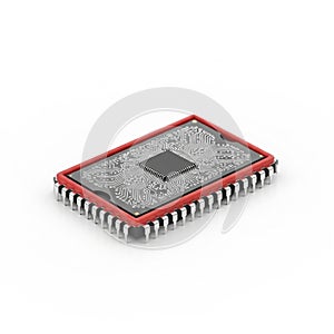 Featuring a central processing unit CPU in a black and silver