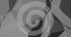 Abstract Geometric Extrusions: Monochrome Patterns in 3D