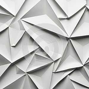 Featuring sharp angles and facets that form triangular and polygonal