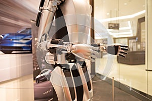 featuring Tesla Bot Optimus, humanoid robot prototype by Tesla, Inc., Artificial Intelligence, highlighting integration of AI and