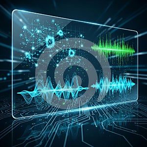 Featuring various data visualizations including network connections and