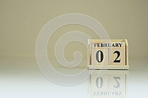 February 02, Empty Cover background