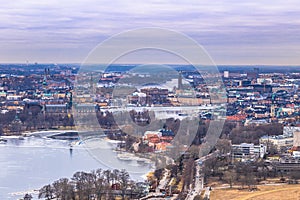 February 11, 2017 - Panorama of the cityscape of Stockholm, Sweden