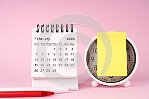 February 2024 Desk Calendar