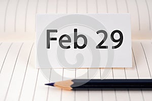 February 29 leap year calendar
