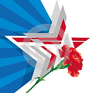 February 23 blue card temlate