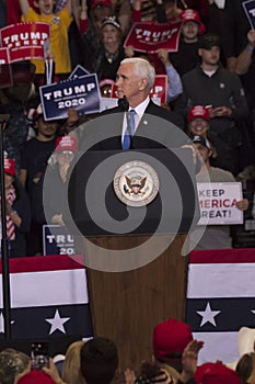 Vice President Mike Pence speaks at President Trump Re-election Rally - KEEP AMERICA GREAT