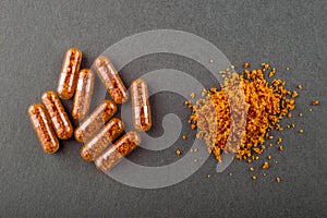 Fecal transplant pills (artistic rendering) photo