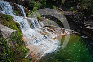 Fecha de Barjas waterfall in Peneda-Geres National Park, Portugal photo