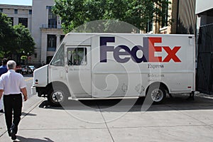 Fed Ex Van