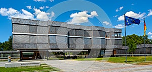 Federal Constitutional Court Bundesverfassungsgericht in Karlsruhe. Germany, Baden WÃ¼rttemberg, Europe