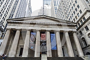 Federal Hall National Memorial in New York City, USA