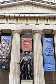 Federal Hall National Memorial in New York City, USA