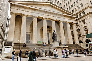 Federal Hall National Memorial on Wall Street