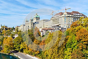 The Federal Palace 1902 or Parliament Building, Bern, Switzer