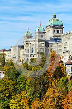 The Federal Palace 1902 or Parliament Building, Bern, Switzer