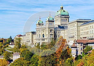 The Federal Palace 1902 or Parliament Building, Bern, Switzer