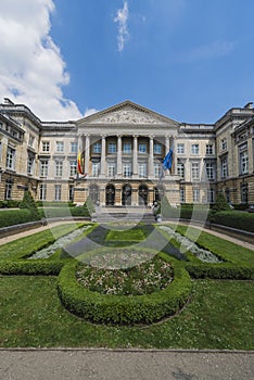 Federal Parliament of Belgium in Brussels.