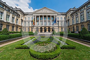 Federal Parliament of Belgium in Brussels.