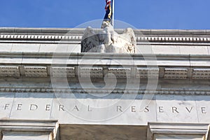 Federal Reserve building in Washington DC, US.