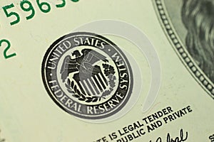 Federal Reserve System logo close-up