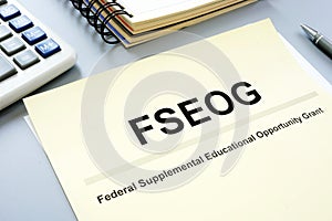 Federal Supplemental Educational Opportunity Grant FSEOG Program