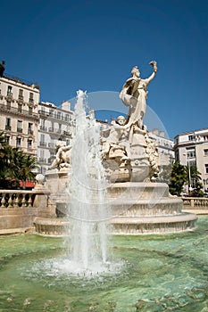 Federation fountain in Toulon