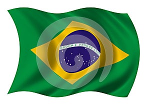 Federative Republic of Brazil Flag