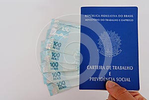 `Federative Republic of Brazil, Ministry of Labor. Work record booklet and Social Welfare` / Brazilian work card