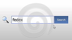 Fedex - graphics browser search query, web page