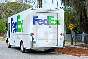 FedEx truck van delivery