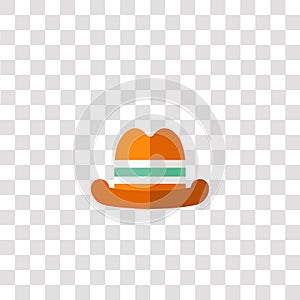 fedora hat icon sign and symbol. fedora hat color icon for website design and mobile app development. Simple Element from luxury photo