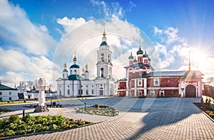 Fedorovsky and Smolensky churches in the Epiphany monastery in Uglich