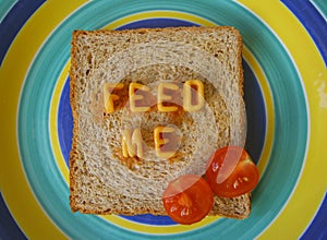 Feed me words on toast