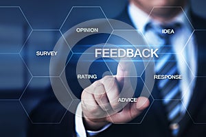 Feedback Business Quality Opinion Service Communication concept