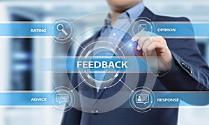 Feedback Business Quality Opinion Service Communication concept