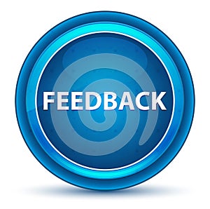 Feedback Eyeball Blue Round Button