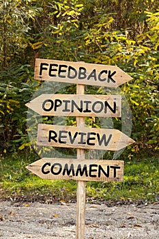 Feedback Opinion Review Comment