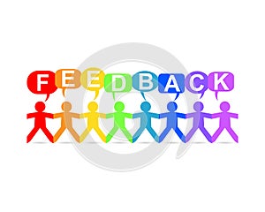 Feedback Paper People Speech Rainbow