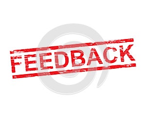 Feedback Rubber Stamp