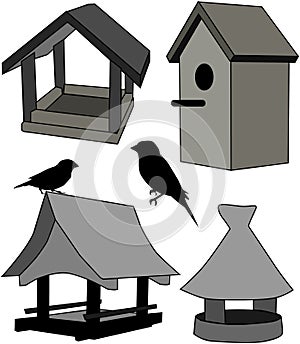 Feeder - bird house