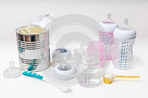 Feeding baby accessories - bottles, nipples, teats.