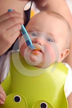 Feeding child